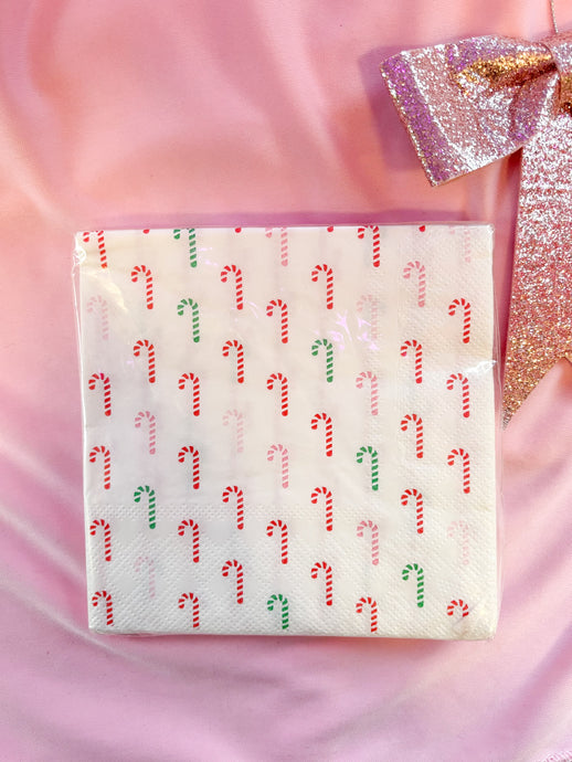 Candy Cane Napkin