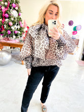 Load image into Gallery viewer, Ivory Leopard Lady Top