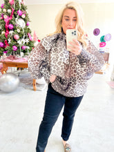 Load image into Gallery viewer, Ivory Leopard Lady Top