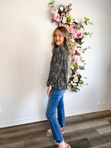 Dark and Moody Floral Top