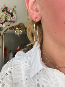 Lauren Large Gold Hoop