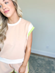 Neutral Block Party Top
