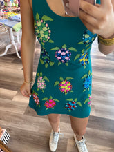 Load image into Gallery viewer, Teal Turtle Tank Dress