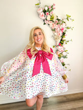 Load image into Gallery viewer, Confetti Party Bow Dress