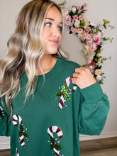 Load image into Gallery viewer, Candy Cane Sweatshirt