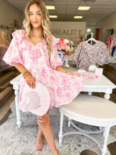 Load image into Gallery viewer, Pink Dreams Toile Dress