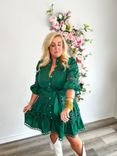 Load image into Gallery viewer, Tea Time Dress - Green