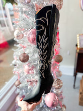 Load image into Gallery viewer, Celina Black Cowgirl Boot