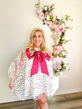 Load image into Gallery viewer, Confetti Party Bow Dress