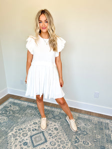 Swing Low Sweet Chariot Dress - Off White