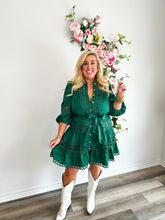 Load image into Gallery viewer, Tea Time Dress - Green