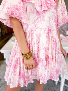 Pink Dreams Toile Dress