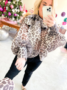 Ivory Leopard Lady Top