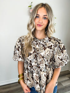 Norah Floral Top