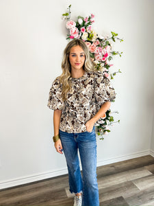 Norah Floral Top