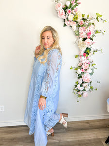 Clarice Blue Maxi Dress