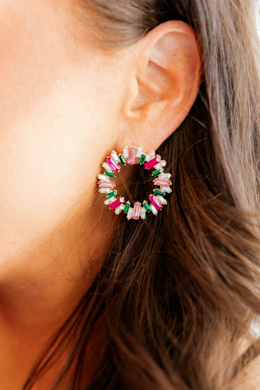 Whitney Pink Earrings