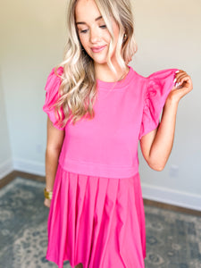 Swing Low Sweet Chariot Dress - Hot Pink