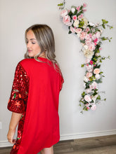 Load image into Gallery viewer, Christmas Vacation Sequin Dress