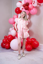 Load image into Gallery viewer, Pinkie Stripe Short Set