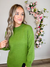 Load image into Gallery viewer, In A Split Sweater - Olive