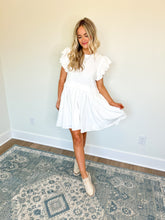Load image into Gallery viewer, Swing Low Sweet Chariot Dress - Off White