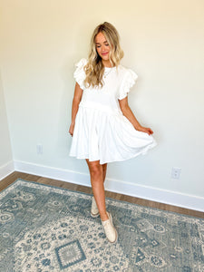 Swing Low Sweet Chariot Dress - Off White