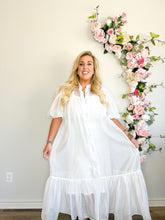 Load image into Gallery viewer, Easter White Maxi Dress