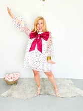 Load image into Gallery viewer, Confetti Party Bow Dress