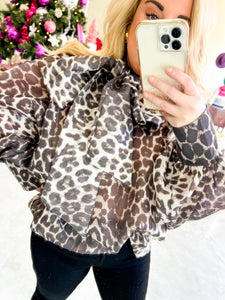 Ivory Leopard Lady Top