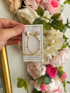 Lauren Large Gold Hoop