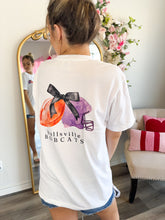 Load image into Gallery viewer, Preppy Football Tee Shirt - HALLSVILLE