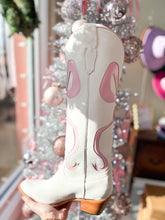 Load image into Gallery viewer, Ruby Pink Bow Cowgirl Boot