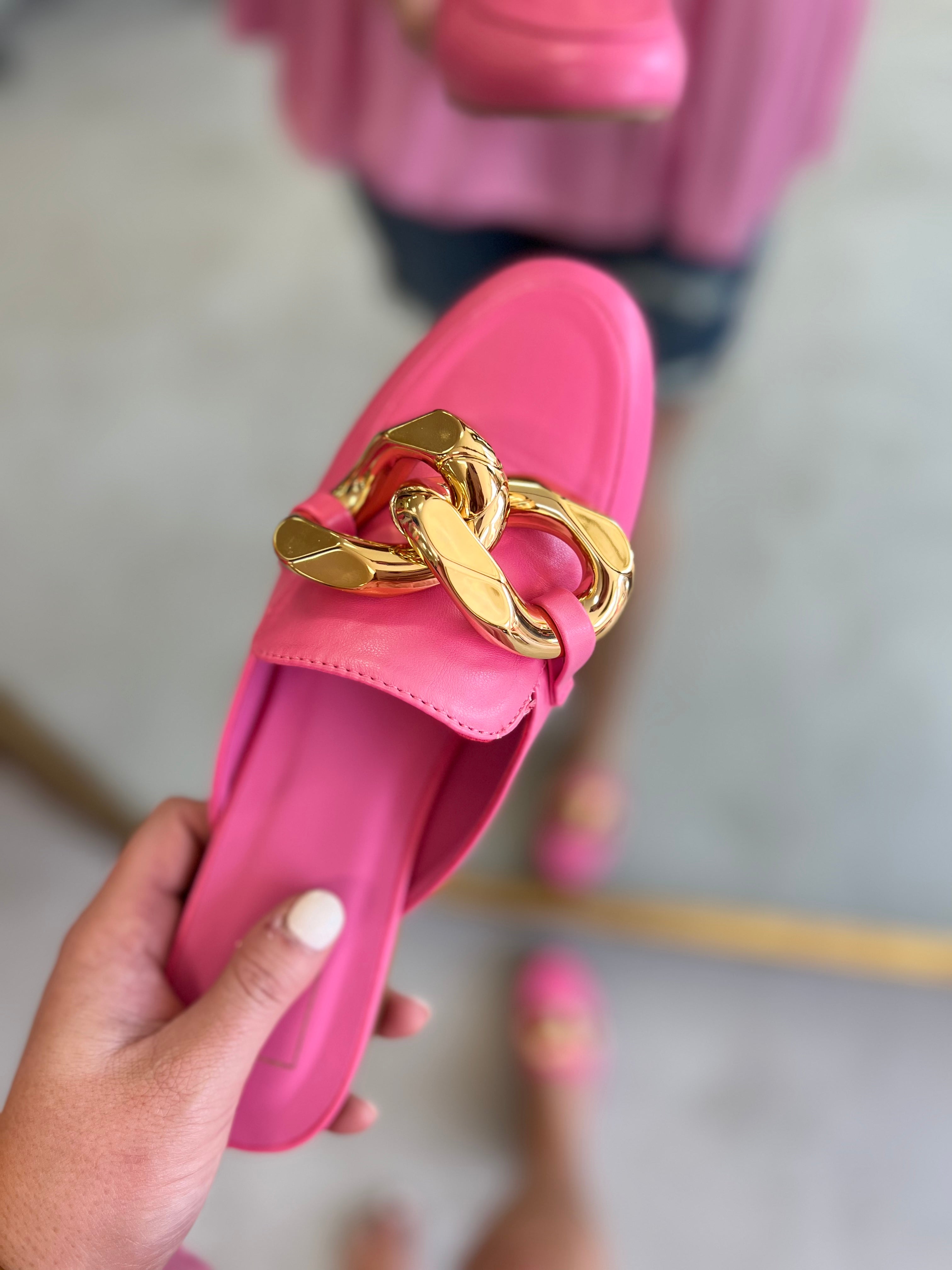 Alexis Bright Pink Mule